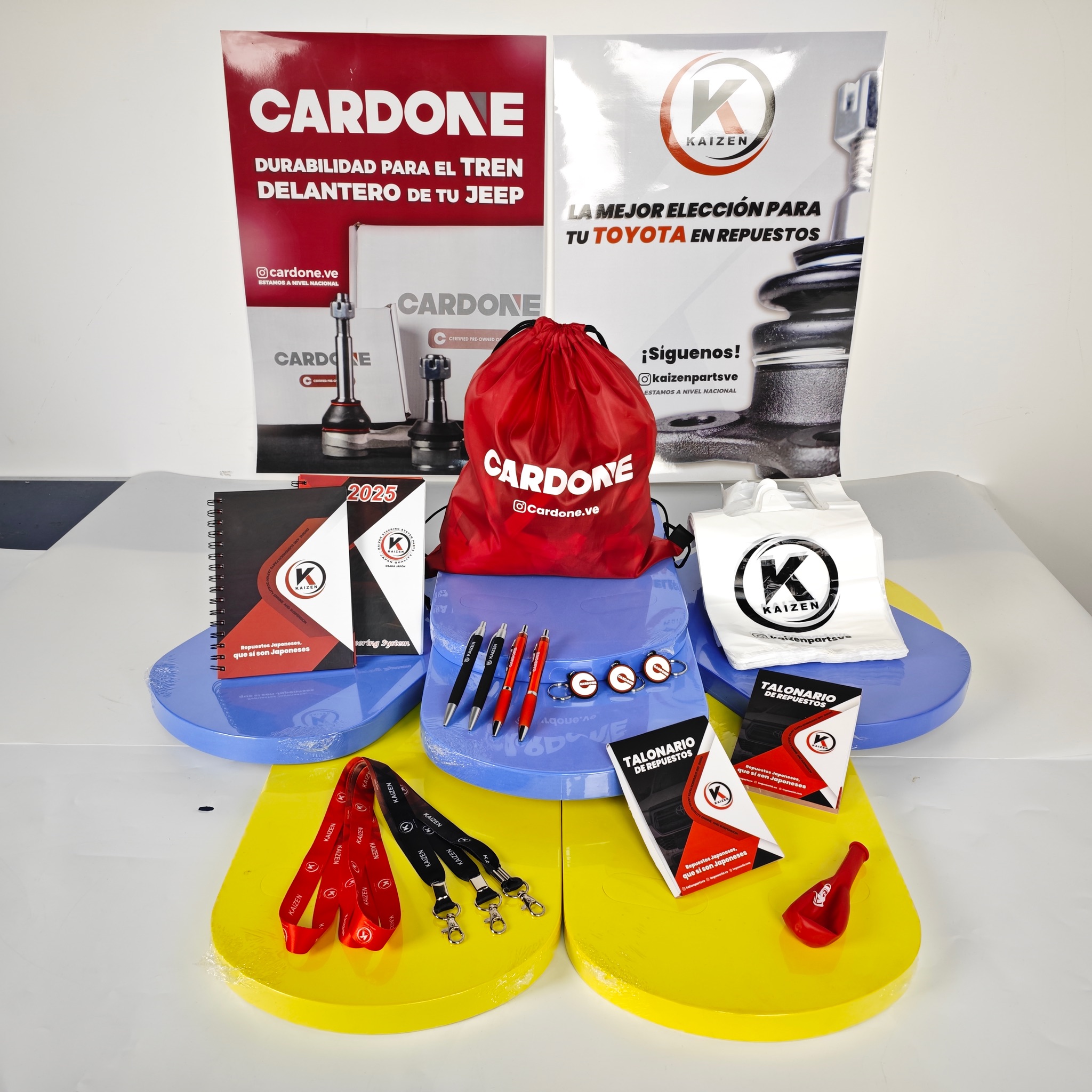Cardone and Kaizen branded promotional items