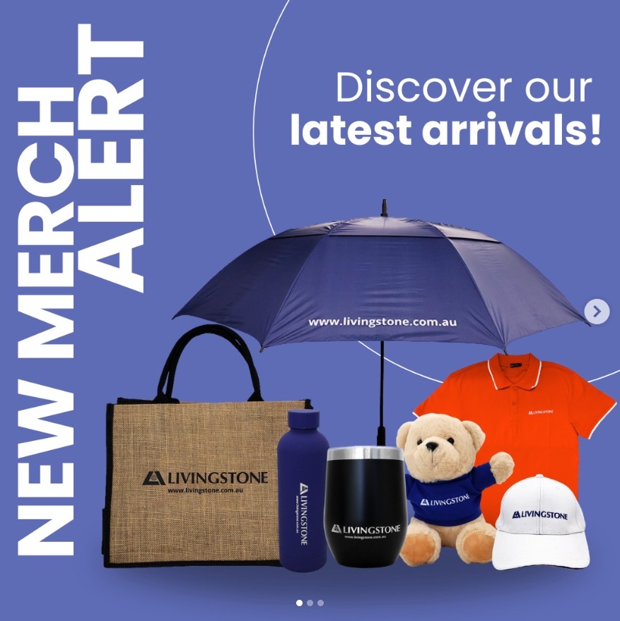 Latest branded merchandise arrivals