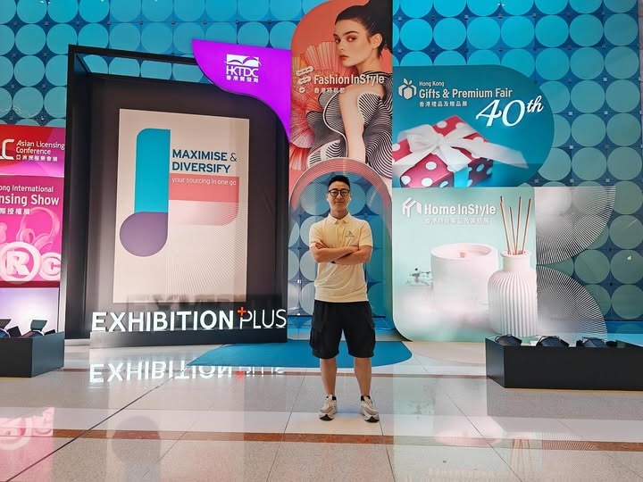 Sky Wen at the Hong Kong Gifts and Premium Fair